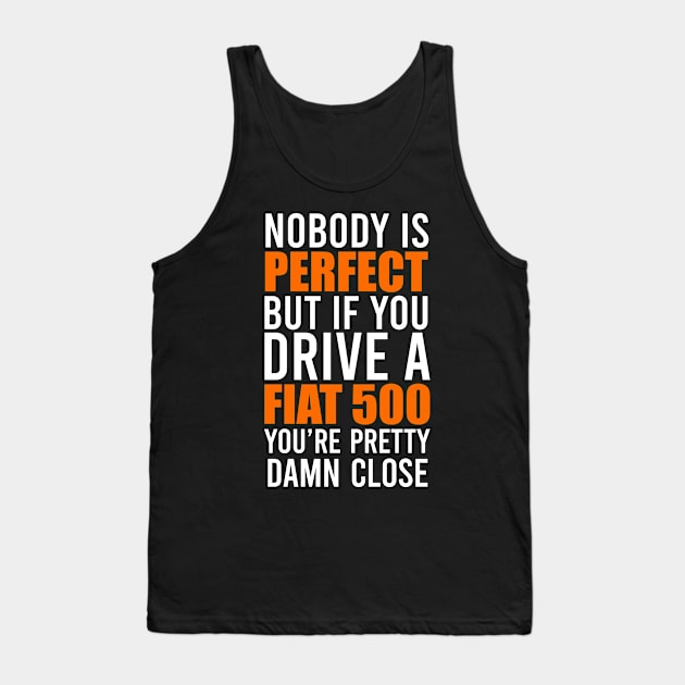 Fiat 500 Owners Tank Top by VrumVrum